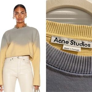 Acne Studios Ombre Cropped Sweater